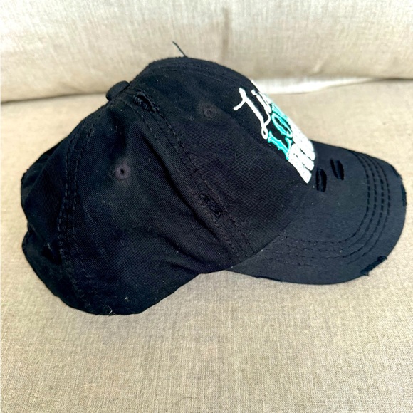 Kbethos Vintage, Live Love Ride, Black, Adjustable, Hat - Picture 4 of 7